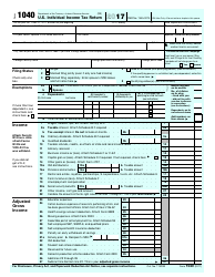 Document preview: IRS Form 1040 U.S. Individual Income Tax Return