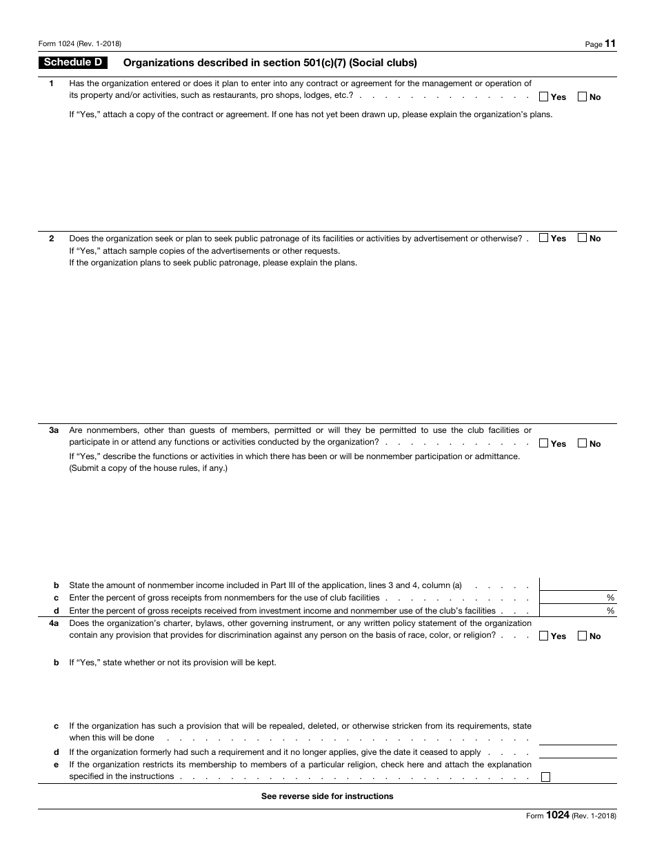 Irs Form 1024 Fill Out Sign Online And Download Fillable Pdf Templateroller 1914