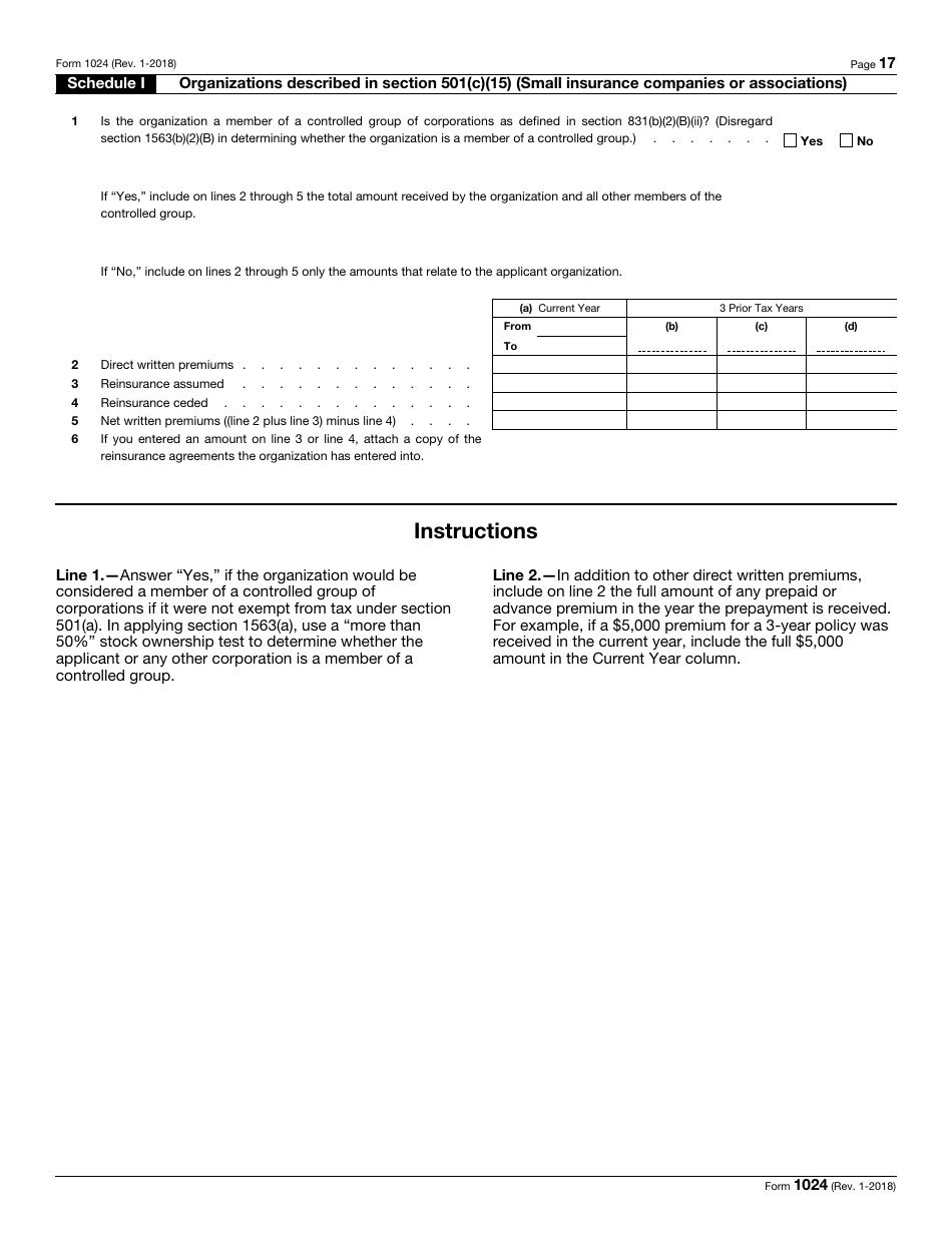 Irs Form 1024 Fill Out Sign Online And Download Fillable Pdf