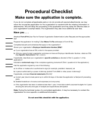 IRS Form 1024 Application for Recognition of Exemption Under Section 501(A), Page 20