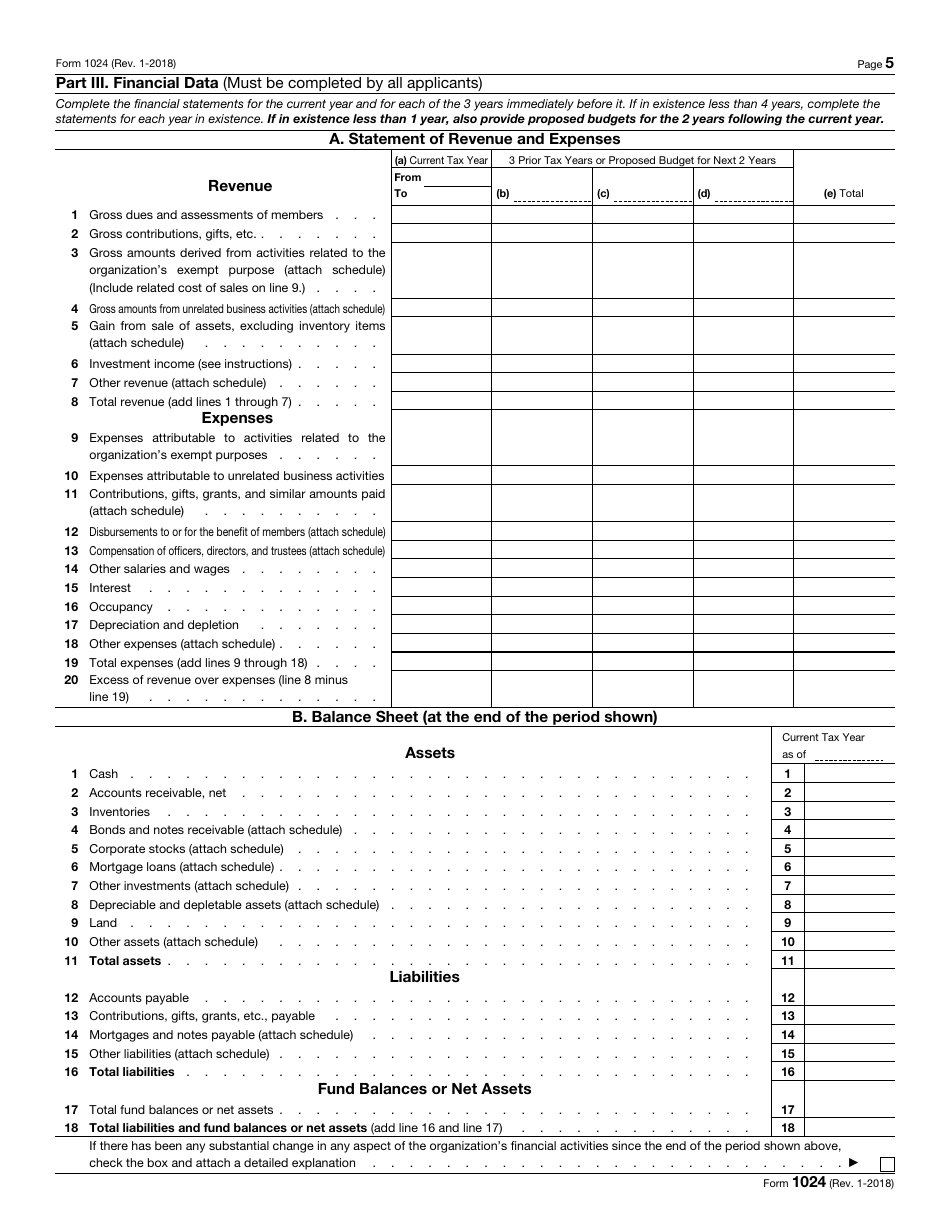 Irs Form 1024 Fill Out Sign Online And Download Fillable Pdf Templateroller