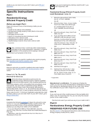 Instructions for IRS Form 5695 Residential Energy Credit, Page 2