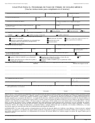 Document preview: Formulario DHCS6172 Solicitud Para El Programa De Pago De Primas De Seguro Medico - California (Spanish)