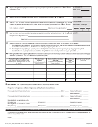 Form MC371 Additional Family Members Requesting Medi-Cal - California (Tagalog), Page 2