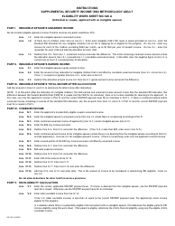 Form MC326 A Supplemental Security Income (Ssi) Methodology Adult Income Eligibility Worksheet - California, Page 2
