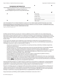 Document preview: Form MC239 DRA-6 Information Notice - Unable to Verify United States (U.S.) Citizenship/Identity Through the Social Security Administration - California (Tagalog)