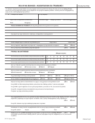 Form MC223 Applicant&#039;s Supplemental Statement of Facts for Medi-Cal - California (Tagalog), Page 5