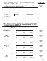Form MC223 Applicant&#039;s Supplemental Statement of Facts for Medi-Cal - California, Page 3