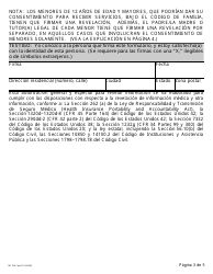 Formulario MC220 14PT Autorizacion Para La Revelacion De Informacion - California (Spanish), Page 3