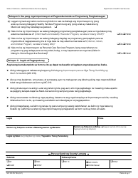 Form MC210 RV Medi-Cal Annual Redetermination Form - California (Tagalog), Page 4