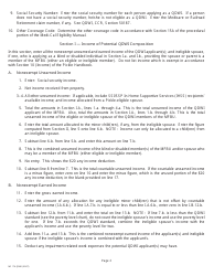 Form MC176 QDWI Qualified Disabled Working Individual (Qdwi) Income Eligibility Work Sheet (Couple or Applicant With an Ineligible Spouse, With or Without a Child(Ren)) - California, Page 2