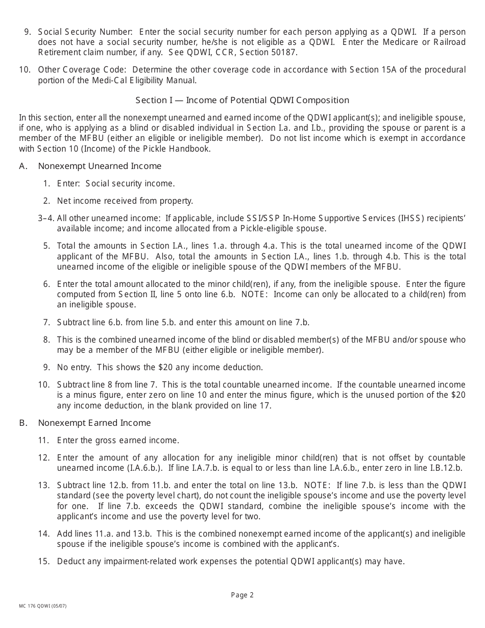 Form Mc176 Qdwi Fill Out Sign Online And Download Printable Pdf California Templateroller 4253