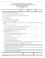 Document preview: Form MC176 P-C QMB/SLMB/QI Qualified Medicare Beneficiary (Qmb)/ Specified Low-Income Medicare Beneficiary (Slmb)/ Qualifying Individual (Qi) Property Work Sheet - Child - California