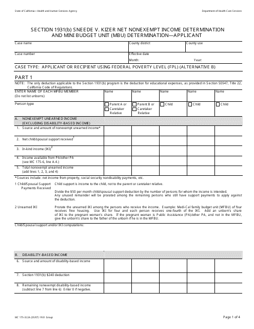 Form MC175-3I.2A  Printable Pdf
