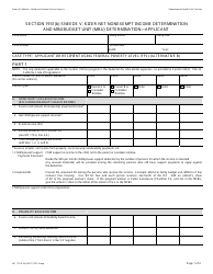 Form MC175-3I.2A Section 1931(B) Sneede V. Kizer Net Nonexempt Income Determination and Mini Budget Unit (Mbu) Determination - Applicant - California