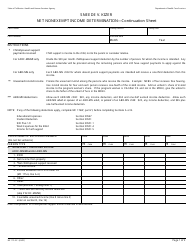 Form MC175-3I.1 Sneede V. Kizer Net Nonexempt Income Determination - Continuation Sheet - California