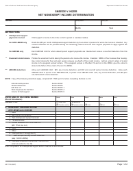 Document preview: Form MC175-3I Sneede V. Kizer Net Nonexempt Income Determination - California