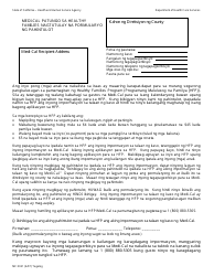 Document preview: Form MC0021 Medi-Cal to Healthy Families Bridging Consent - California (Tagalog)