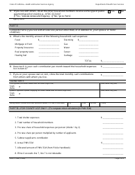 Form DHCS7044 Statement of Living Arrangements, in-Kind and Maintenance - California, Page 2