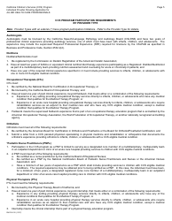 Form DHCS4515 Individual Provider Paneling Application for Allied Health Care Professionals - California, Page 5