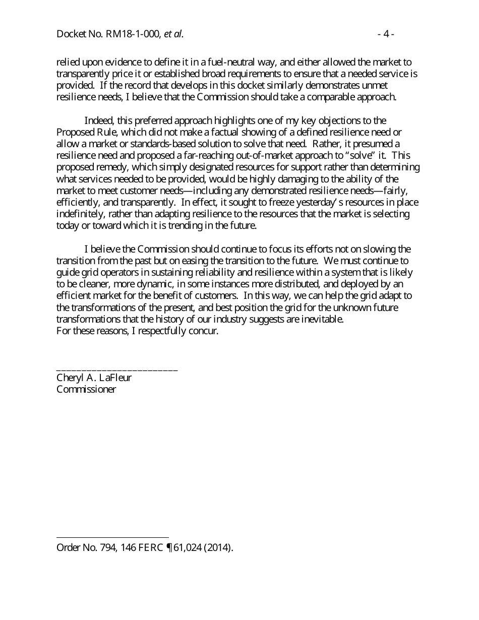 Docket Nos. Rm18-1-000 - Grid Reliability and Resilience Pricing, Page 22