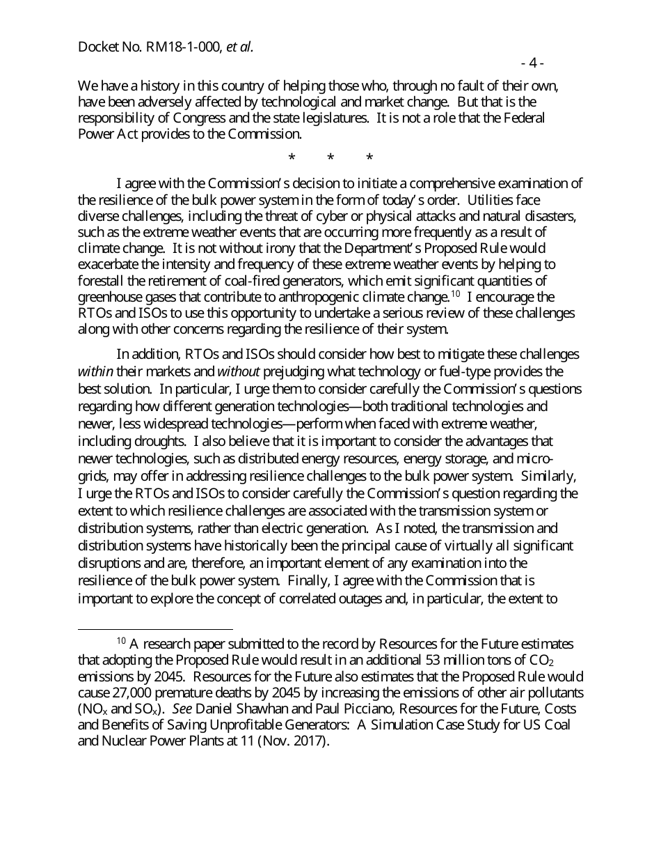 Docket Nos. Rm18-1-000 - Grid Reliability and Resilience Pricing, Page 30