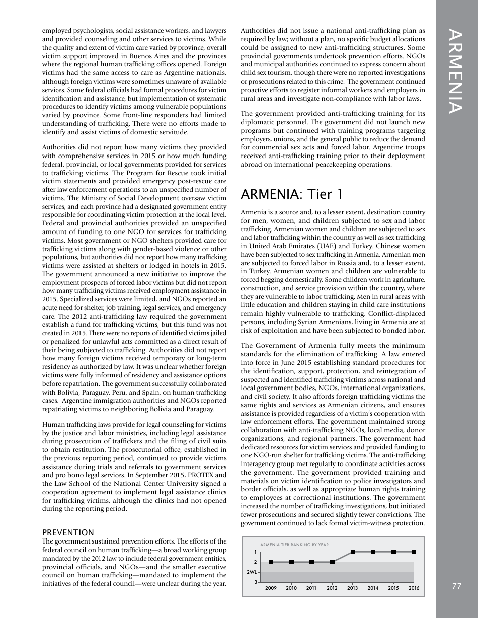 Trafficking in Persons Report: Country Narratives (A-C), Page 13