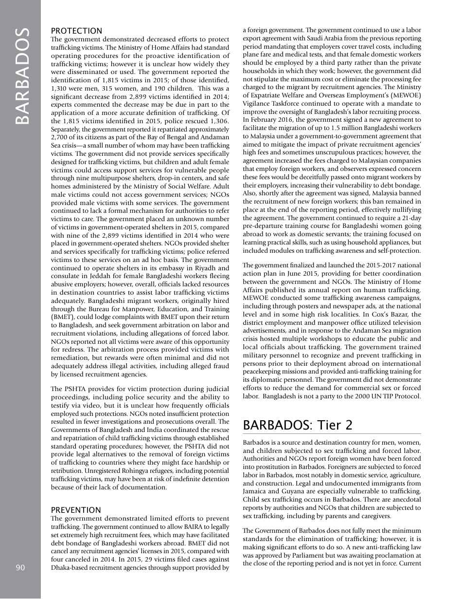 Trafficking in Persons Report: Country Narratives (A-C), Page 26