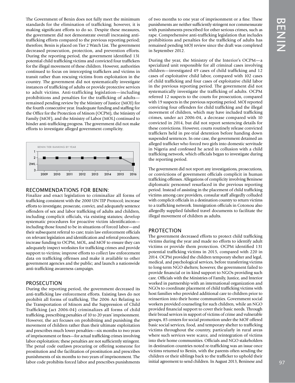 Trafficking in Persons Report: Country Narratives (A-C), Page 33