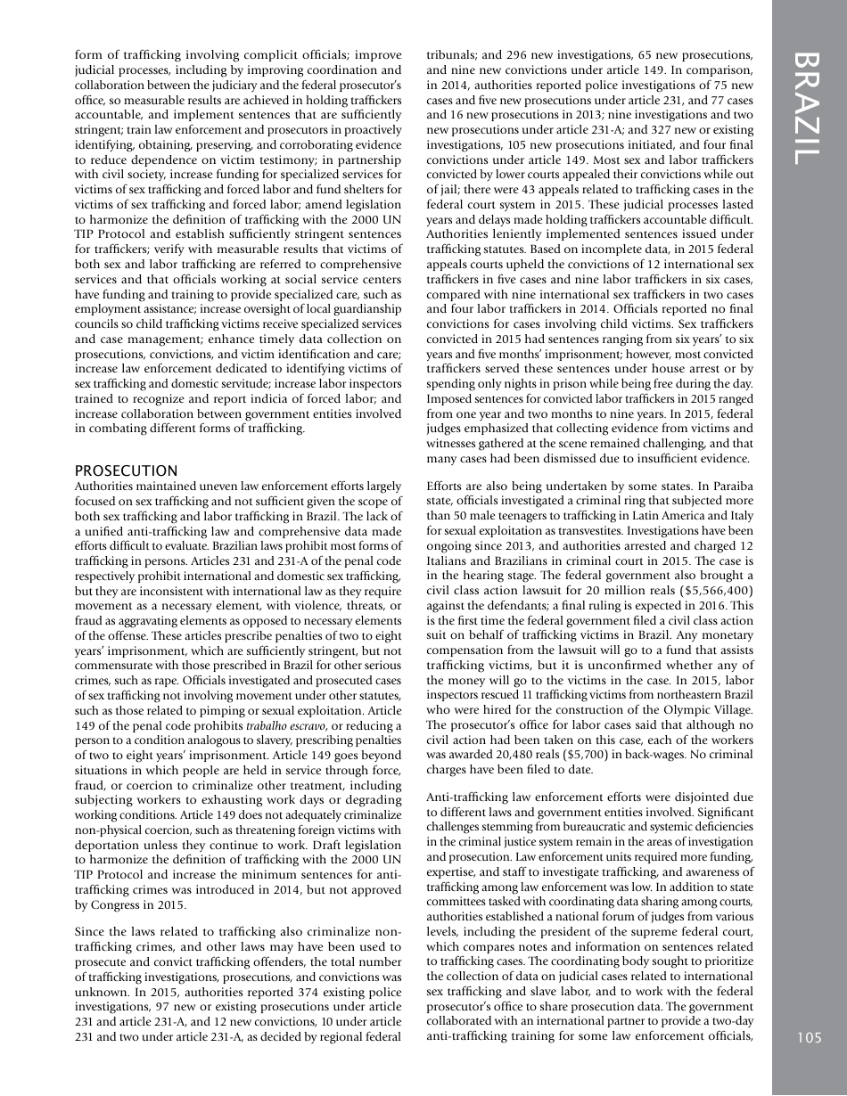 Trafficking in Persons Report: Country Narratives (A-C), Page 41