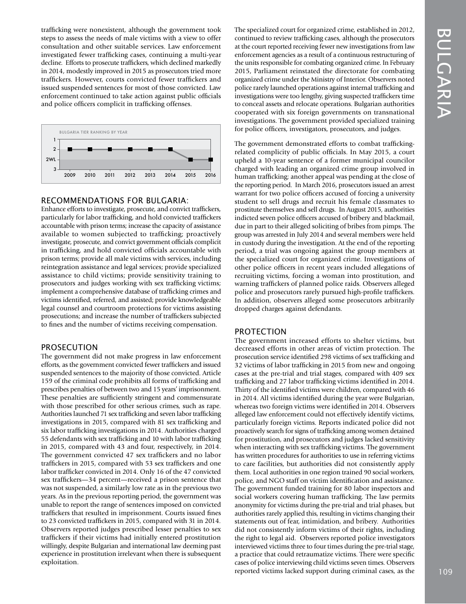 Trafficking in Persons Report: Country Narratives (A-C), Page 45