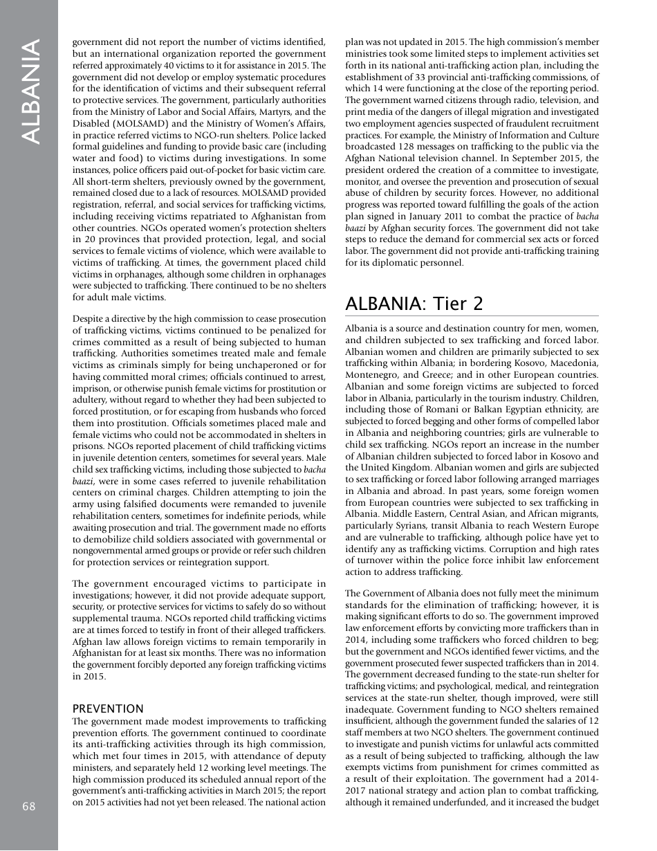 Trafficking in Persons Report: Country Narratives (A-C), Page 4