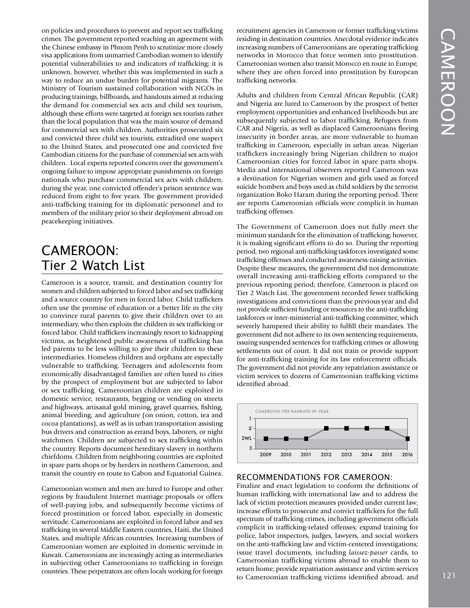 Trafficking in Persons Report: Country Narratives (A-C), Page 57