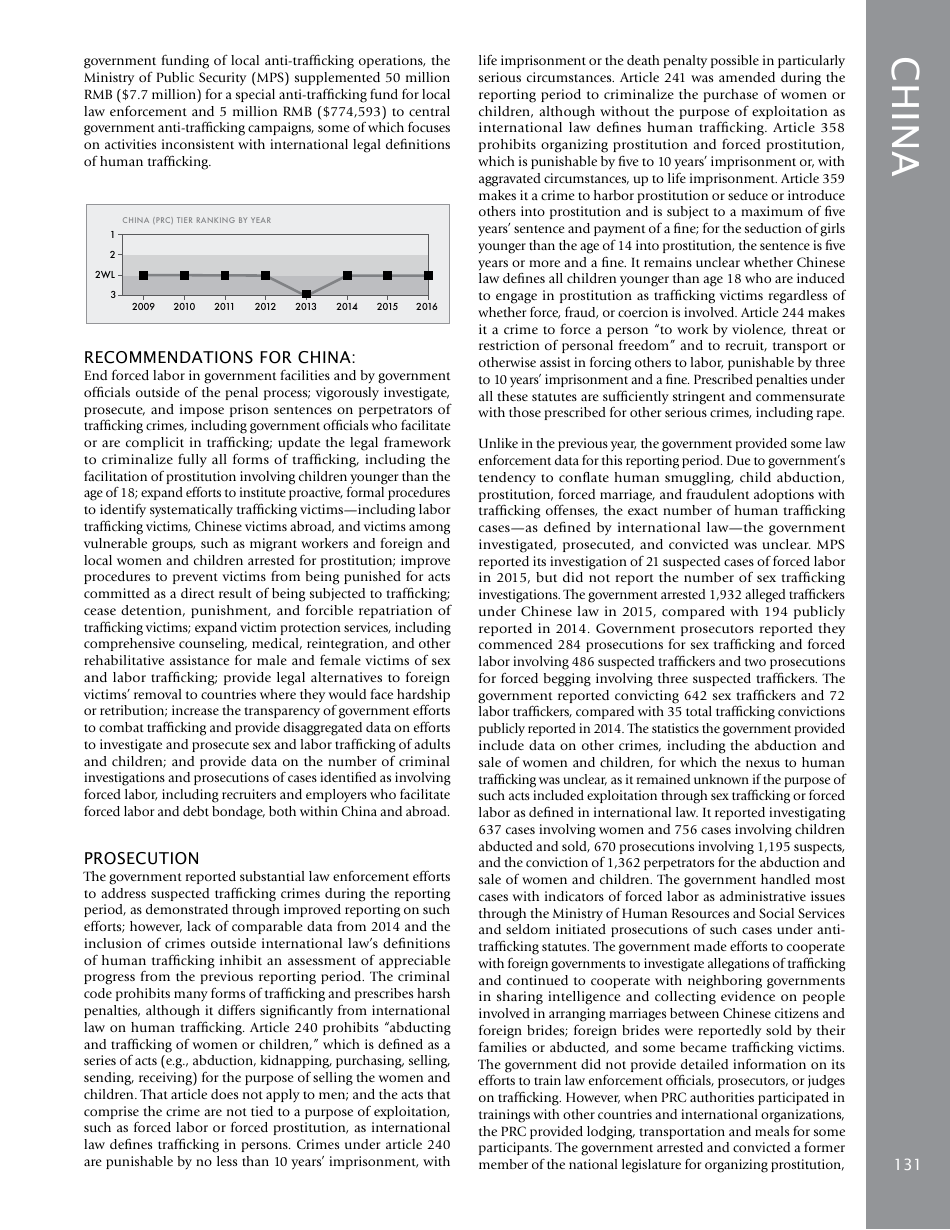 Trafficking in Persons Report: Country Narratives (A-C), Page 67