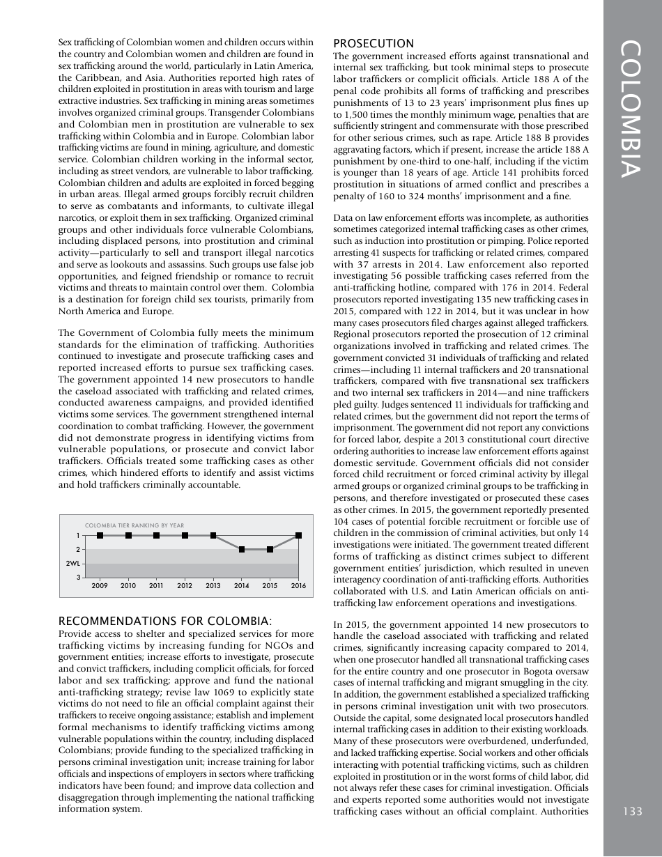 Trafficking in Persons Report: Country Narratives (A-C), Page 69