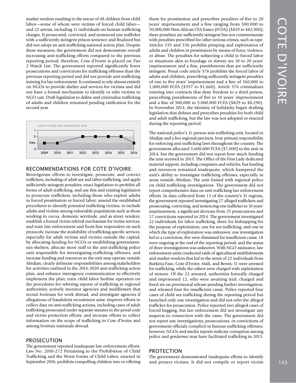 Trafficking in Persons Report: Country Narratives (A-C), Page 79