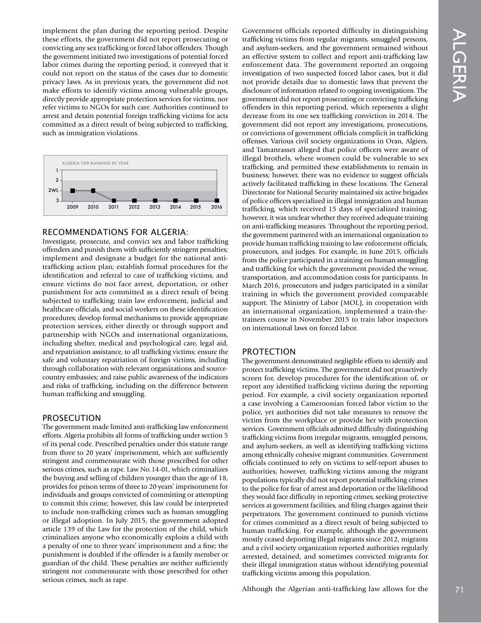 Trafficking in Persons Report: Country Narratives (A-C), Page 7