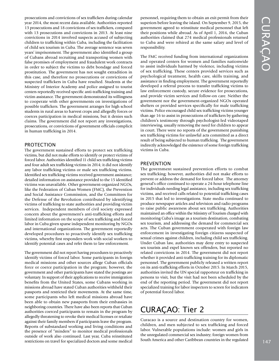 Trafficking in Persons Report: Country Narratives (A-C), Page 83