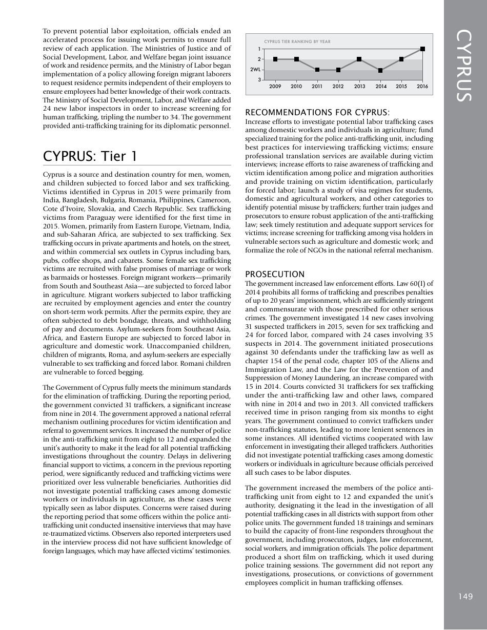 Trafficking in Persons Report: Country Narratives (A-C), Page 85