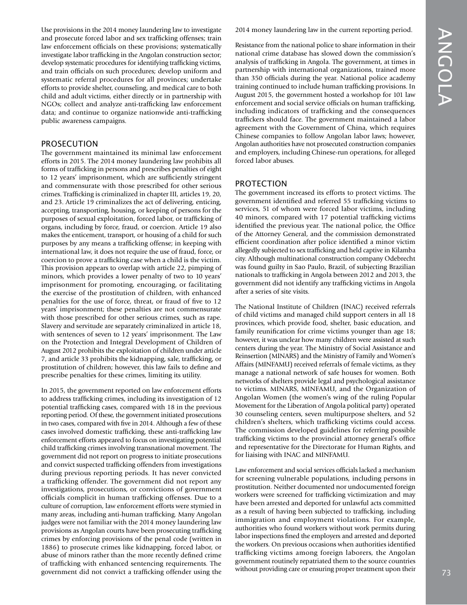 Trafficking in Persons Report: Country Narratives (A-C), Page 9