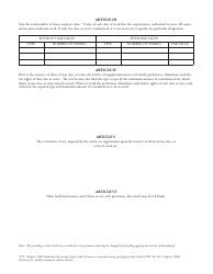Restated Articles of Organization - Massachusetts, Page 2