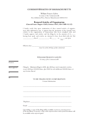 Restated Articles of Organization - Massachusetts, Page 4