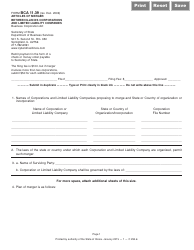 Document preview: Form BCA11.39 Articles of Merger Between Illinois Corporations and Limited Liability Companies - Illinois
