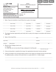 Document preview: Form LP1108 Articles of Merger - Illinois