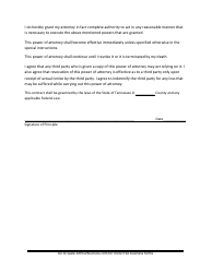 Power of Attorney Form - Tennessee, Page 2