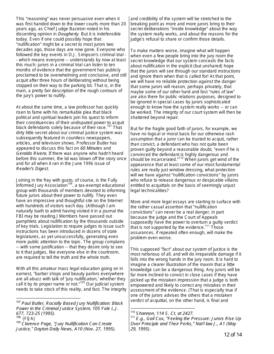 Jurors Handbook, a Citizens Guide to Jury Duty - James J. Duane, Page 12