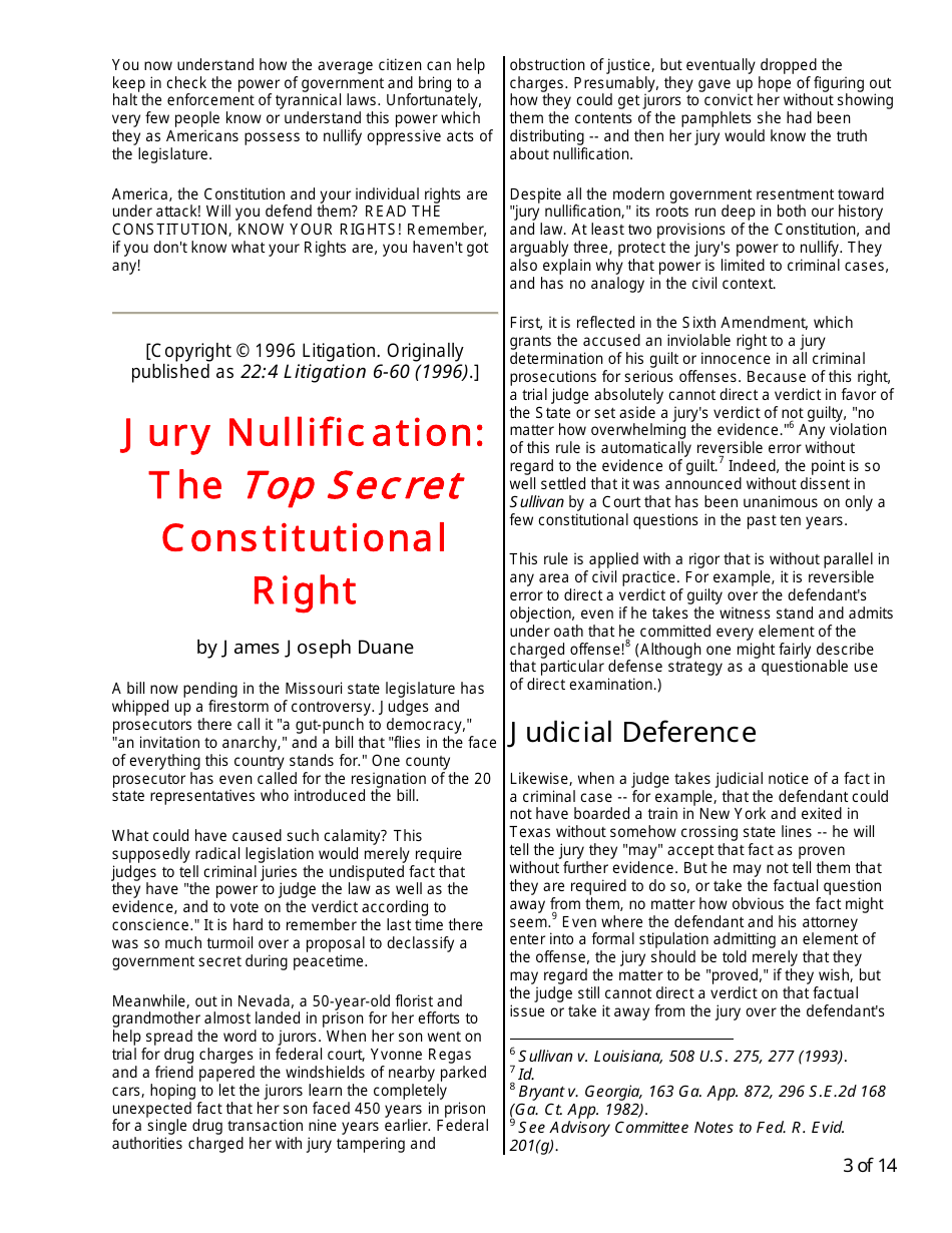 Jurors Handbook, a Citizens Guide to Jury Duty - James J. Duane, Page 3