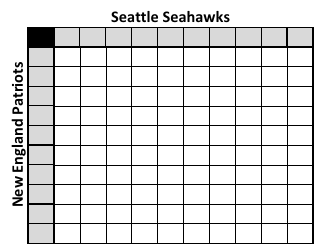 Document preview: Super Bowl Schedule Template