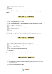 Event Proposal Template Checklist, Page 2