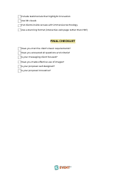 Event Proposal Template Checklist, Page 3